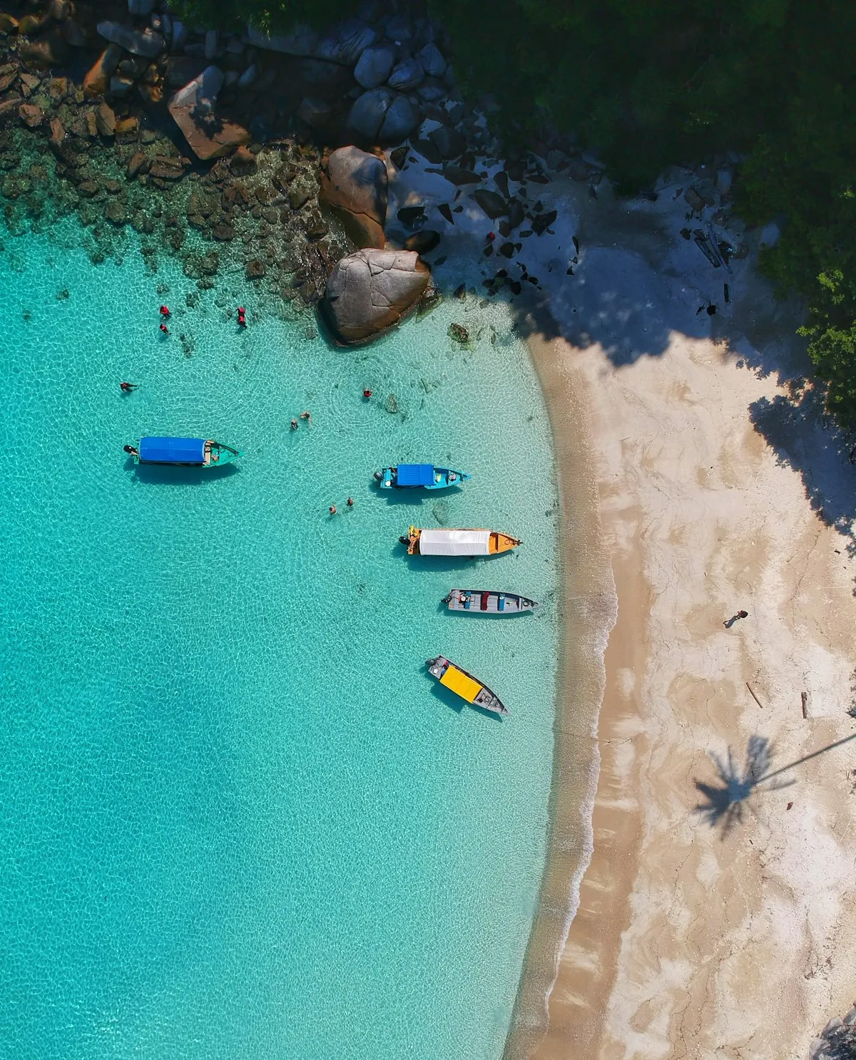 Ti Top Island beach and viewpoint