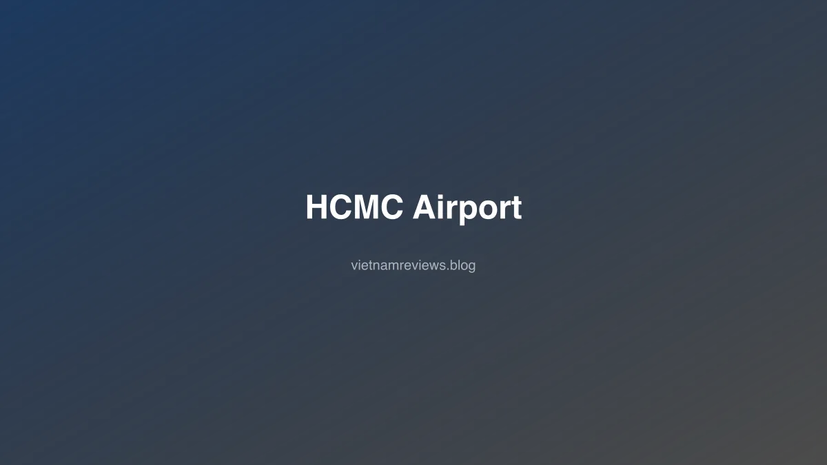 Tan Son Nhat Airport to City Center: Every Option Compared