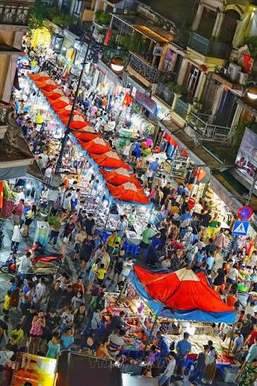 Cho Dong Xuan, Hanoi: Market, Night Market, Food Alley